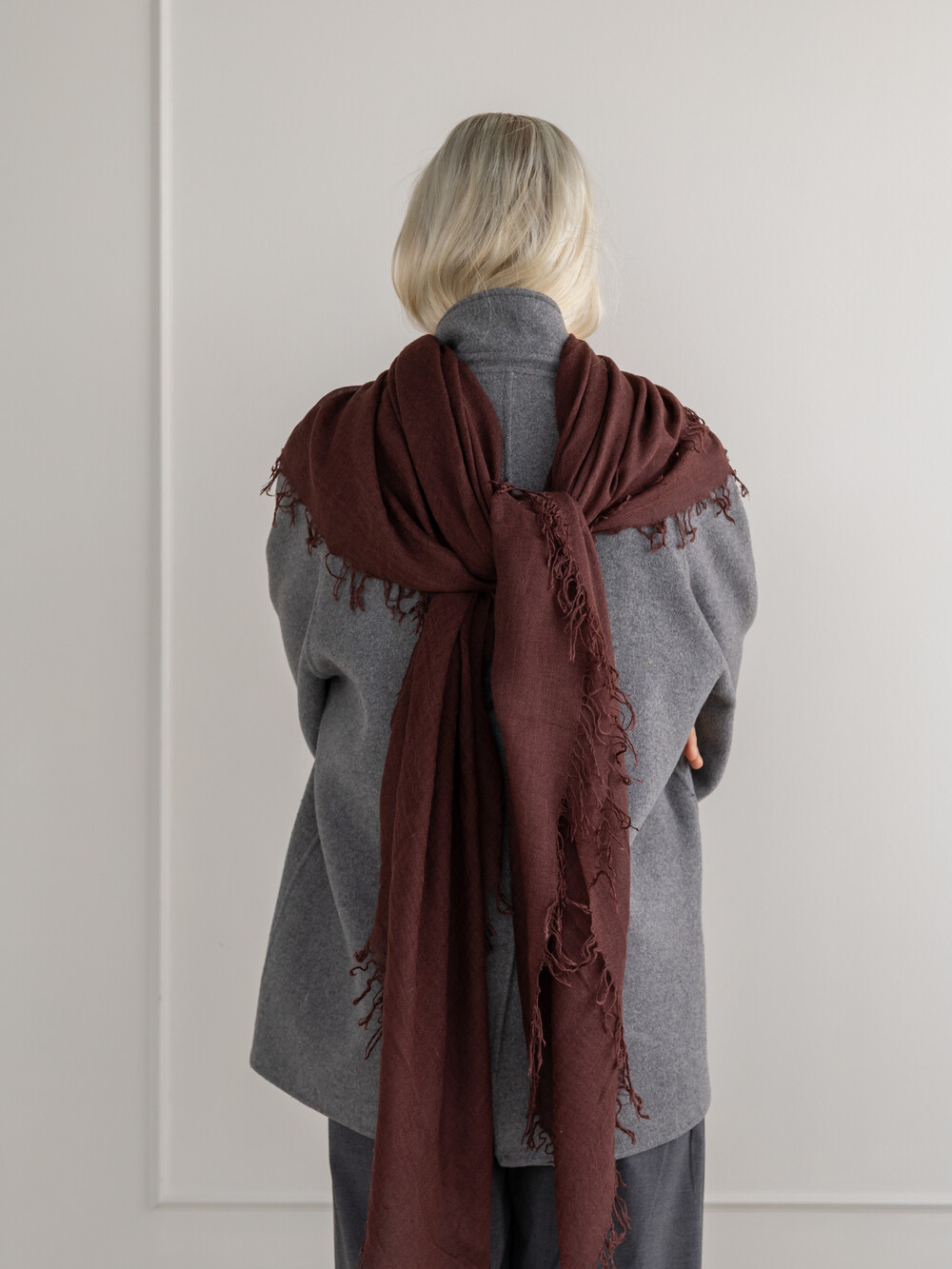 C.O.S.Y by SjaalMania Sjaal Cosy Cashmy Bitter Chocolate