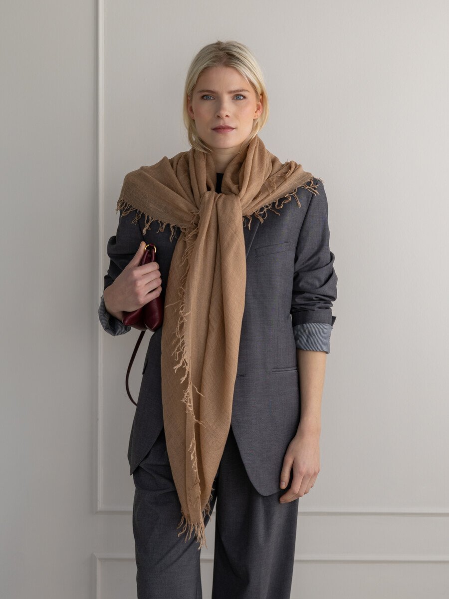C.O.S.Y by SjaalMania Scarf Cosy Cashmy Sesame