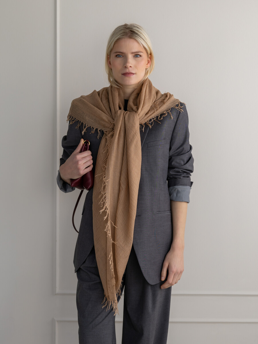 C.O.S.Y by SjaalMania Sjaal Cosy Cashmy Sesame
