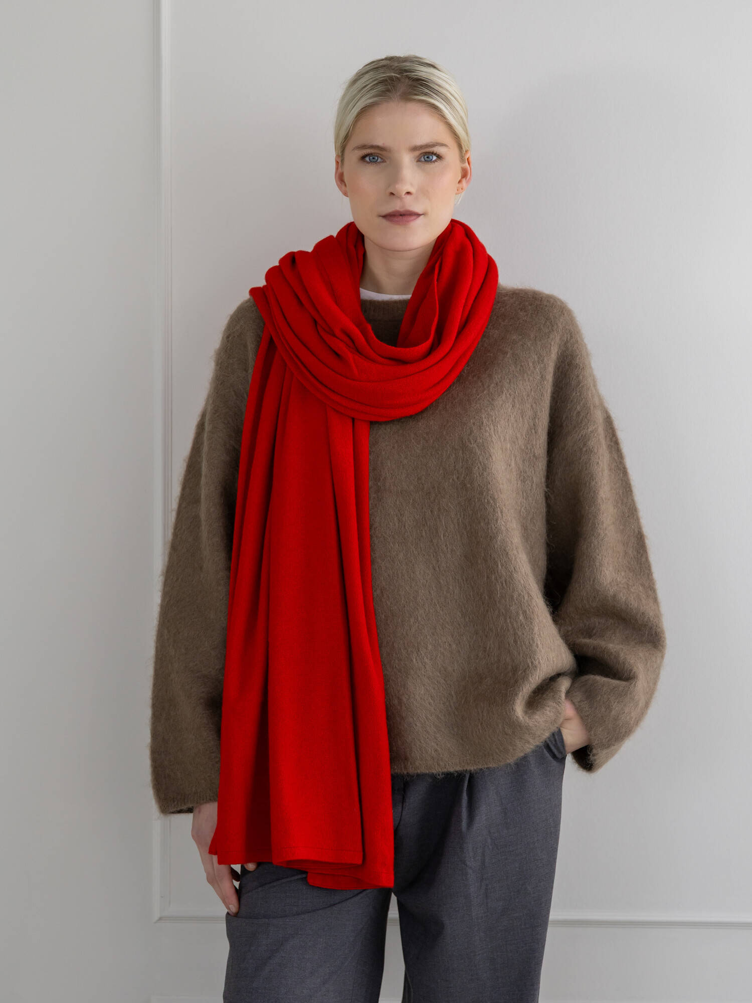 C.O.S.Y by SjaalMania Schal Cosy Chic Lipstick Red