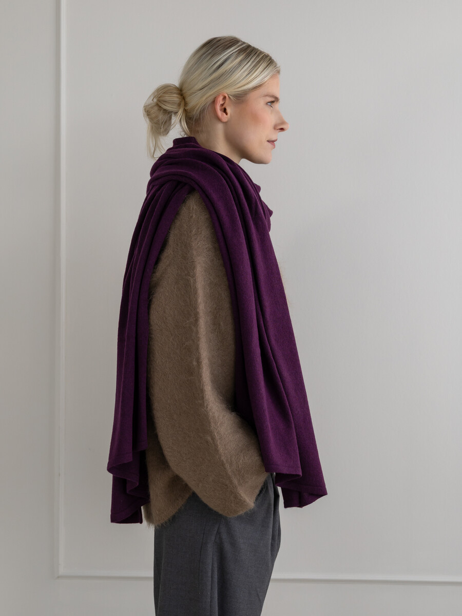 Sjaal Cosy Chic Plum