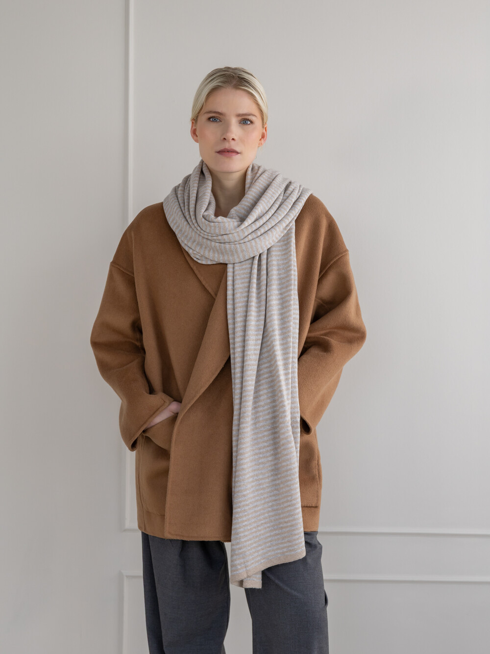 Schal Cozy Chic Pearl Grey / Sand