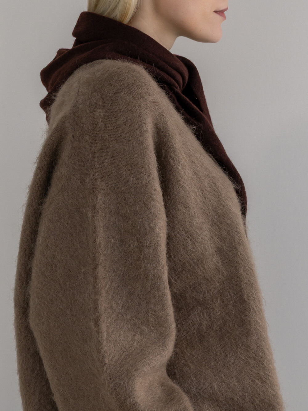 Scarf Cosy Triangle Hickory