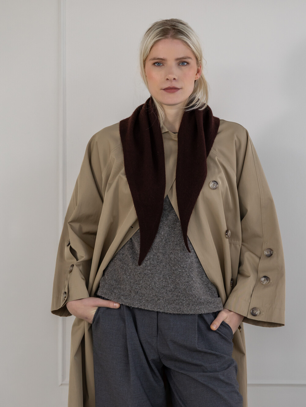 C.O.S.Y by SjaalMania Scarf Cosy Triangle Hickory