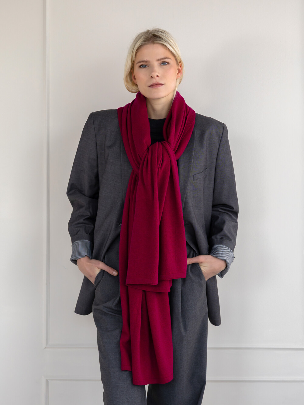 C.O.S.Y by SjaalMania Sjaal Cosy Chic Cherry Berry