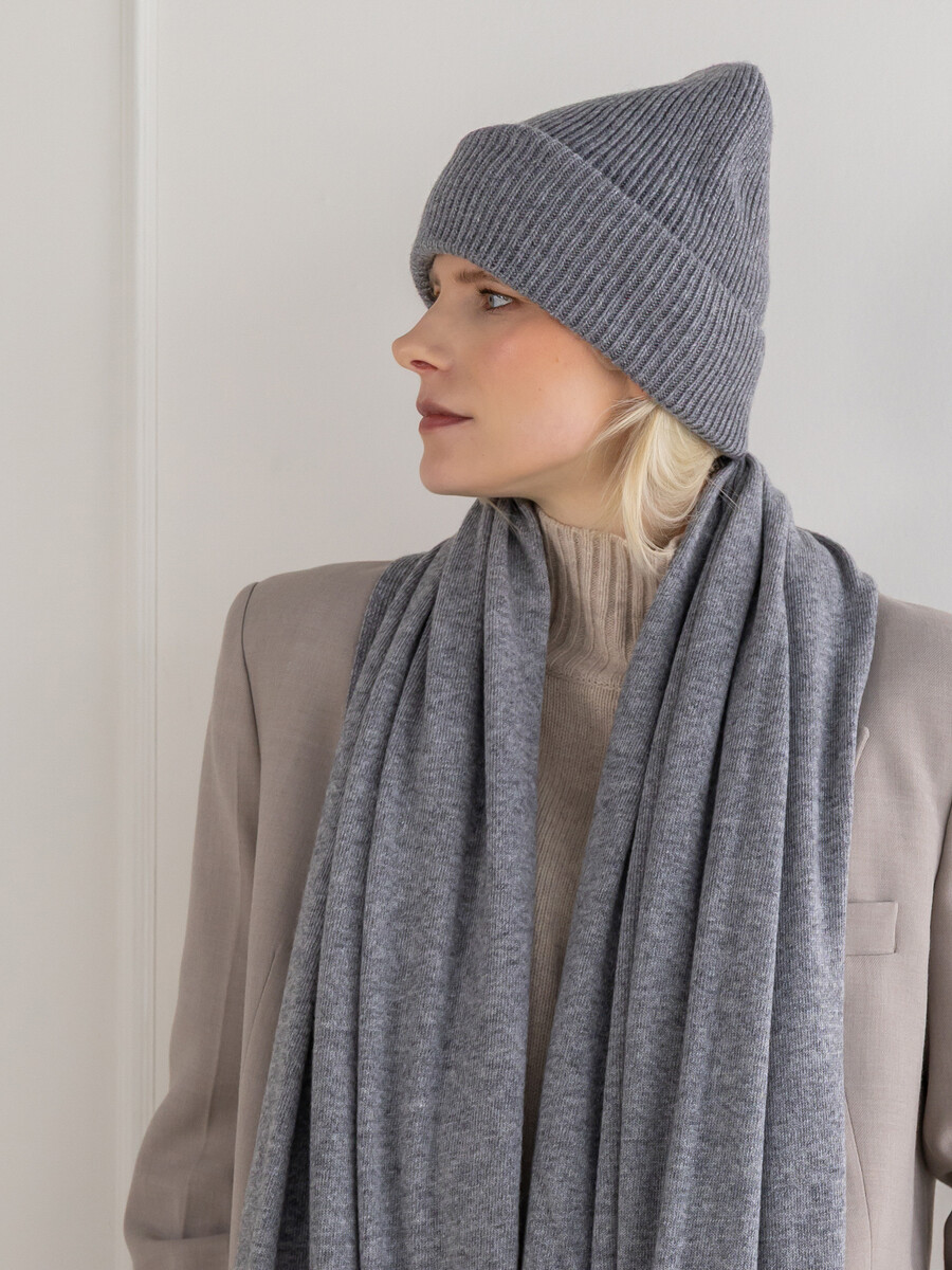 C.O.S.Y by SjaalMania Cosy Beanie Mid Grey Melee