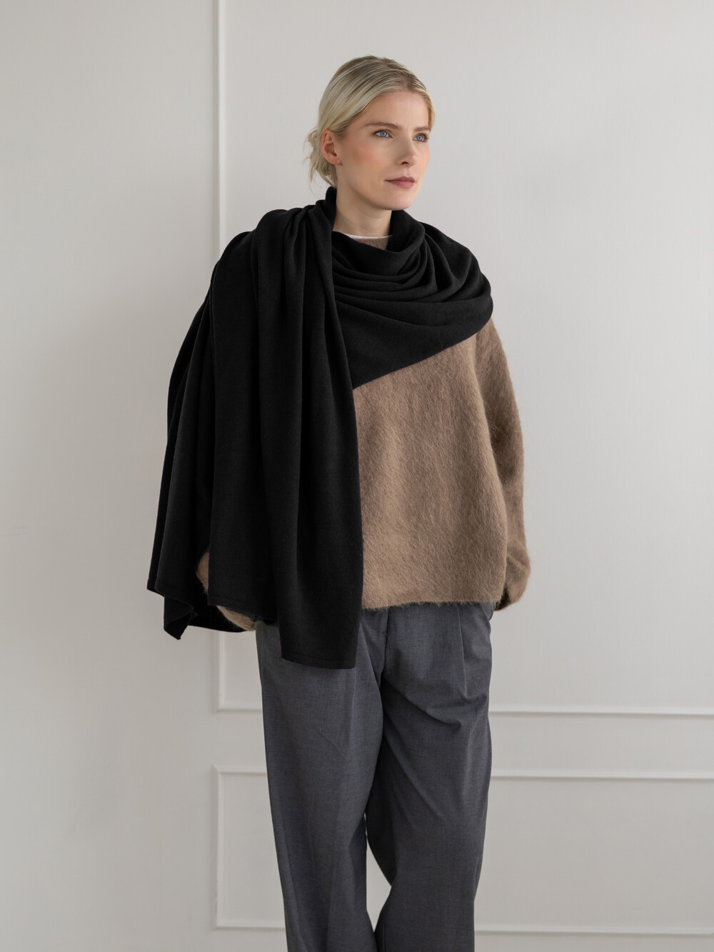 Schal Cosy Chic Solid Black