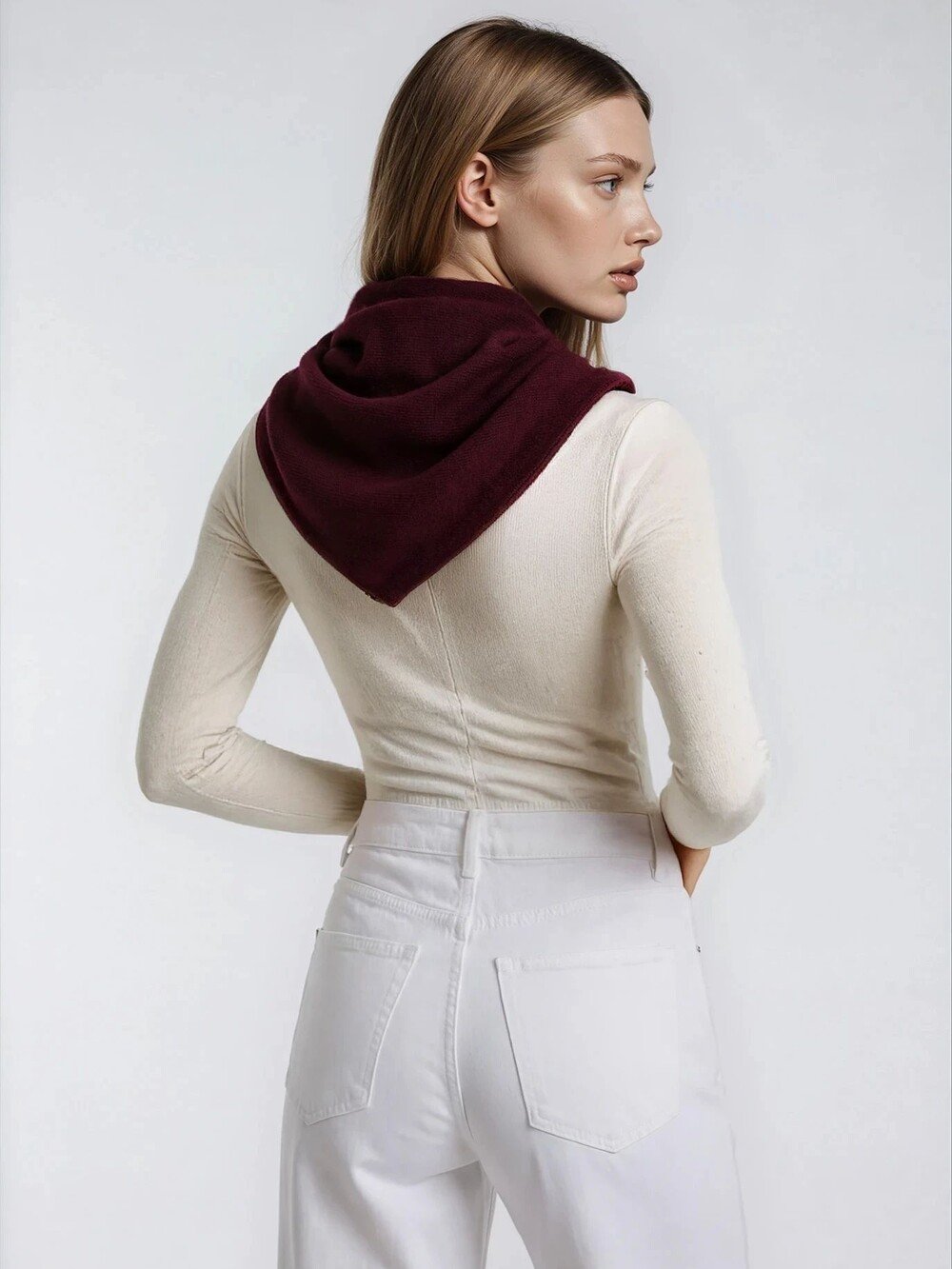 Cosy Chic Triangle Dark Burgundy