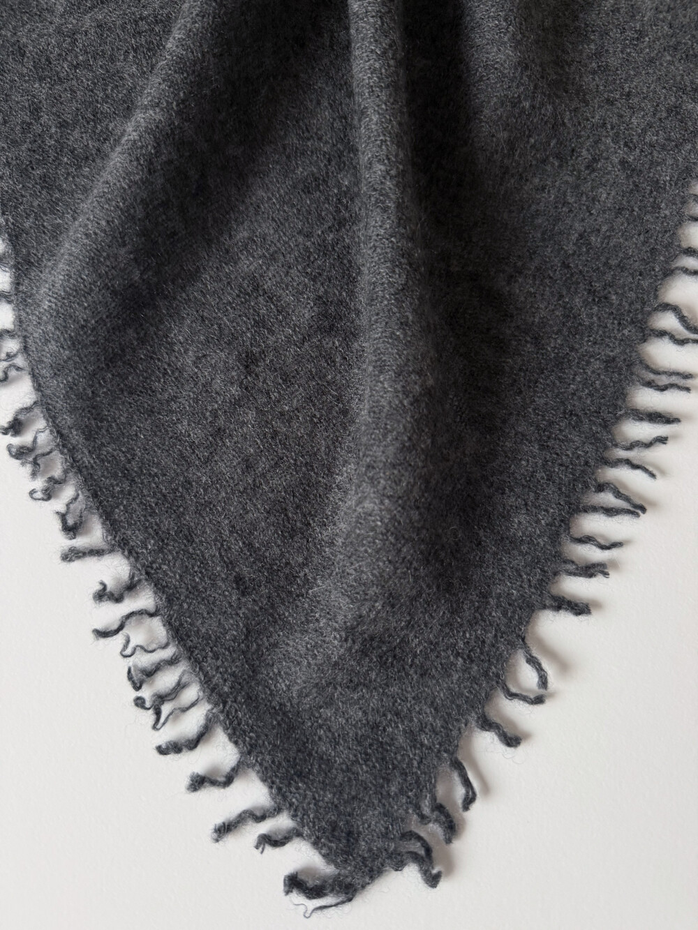 Schal Cosy Washed Cashmere Medium Grey