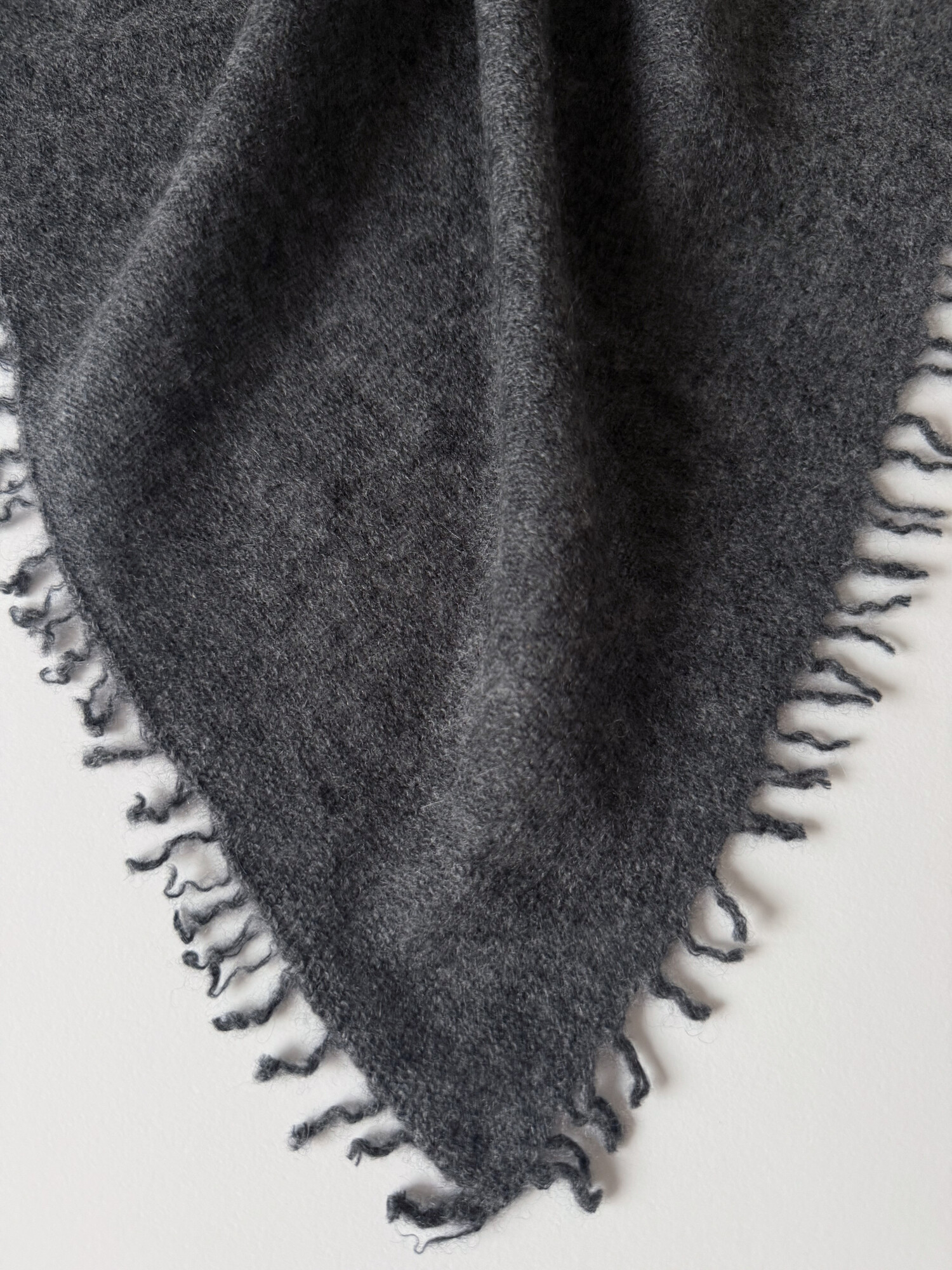 Schal Cosy Washed Cashmere Medium Grey