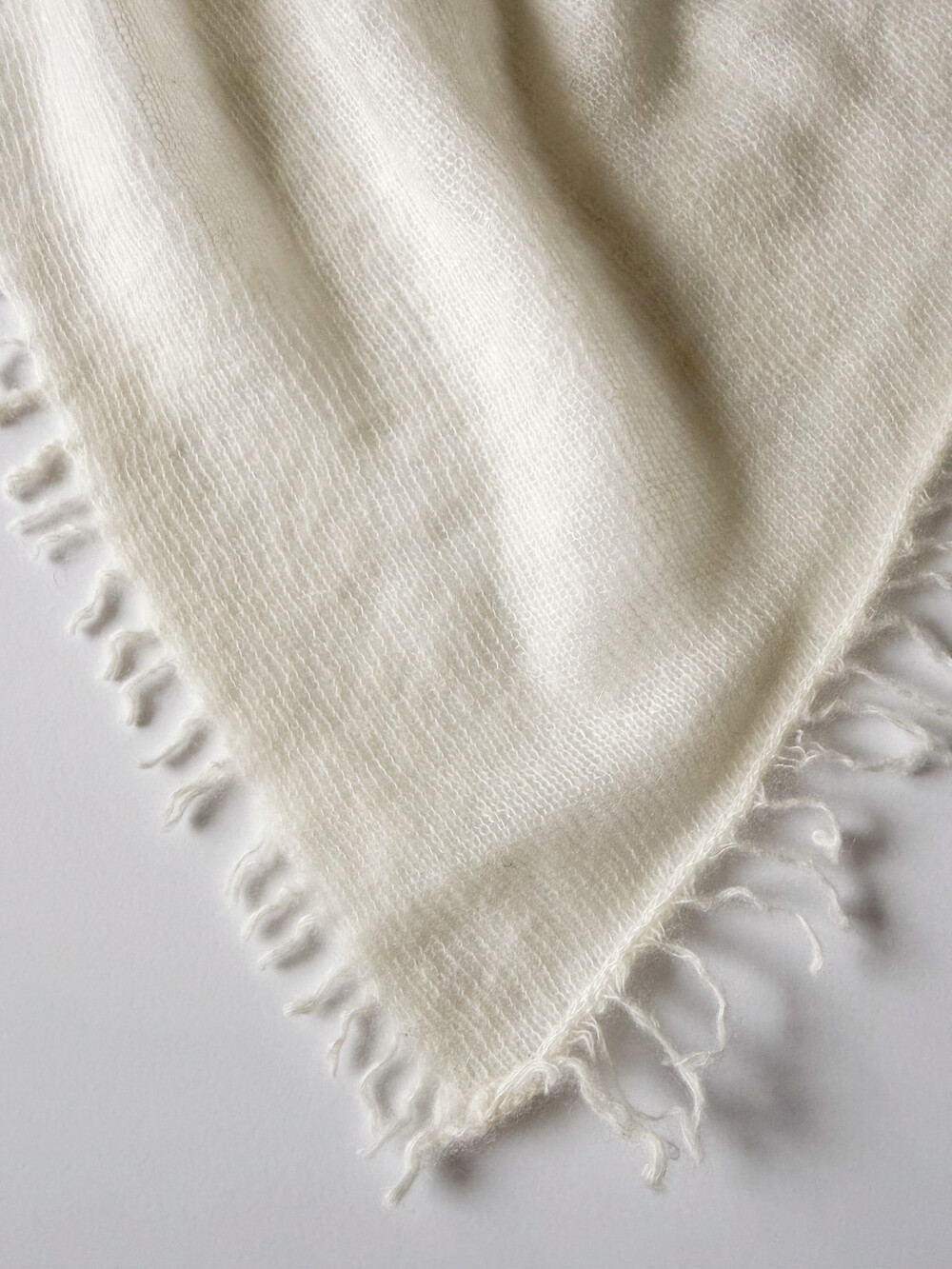 Scarf Cosy Washed Cashmere Creamy