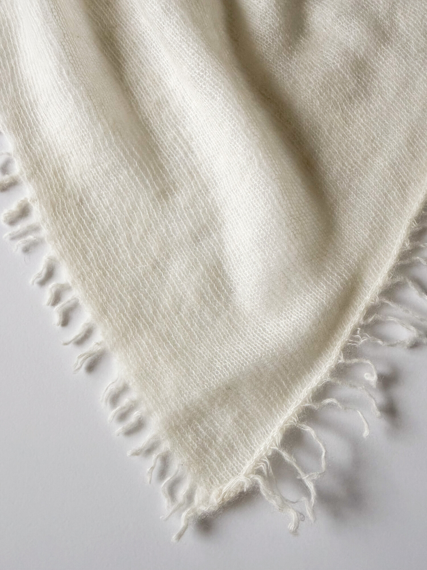 Scarf Cosy Washed Cashmere Creamy