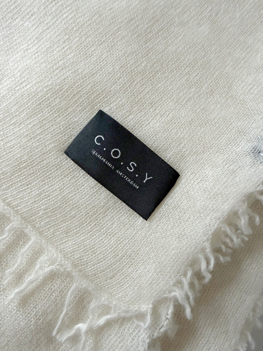 Schal Cosy Washed Cashmere Creamy