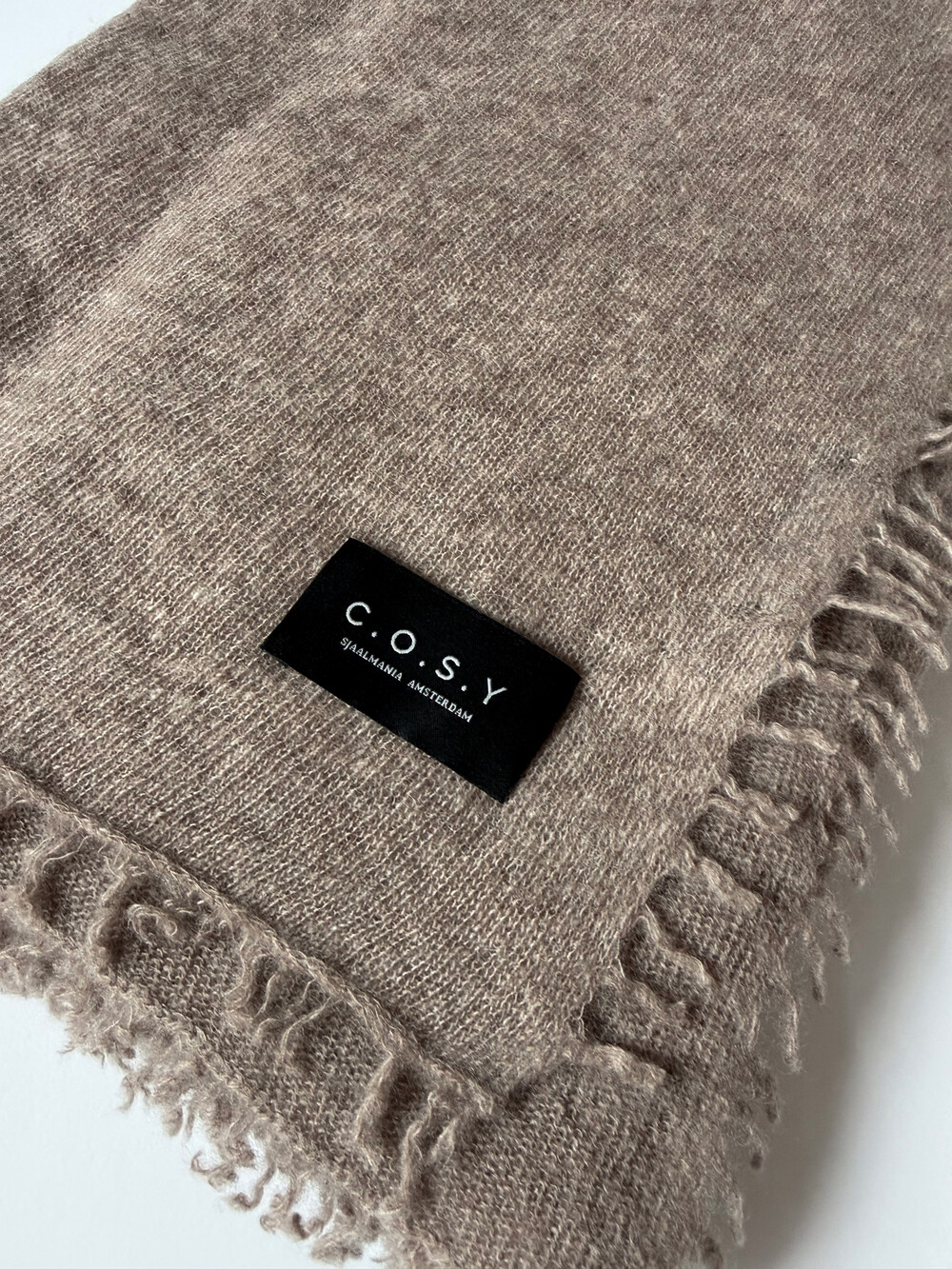 Sjaal Cosy Washed Cashmere Mole