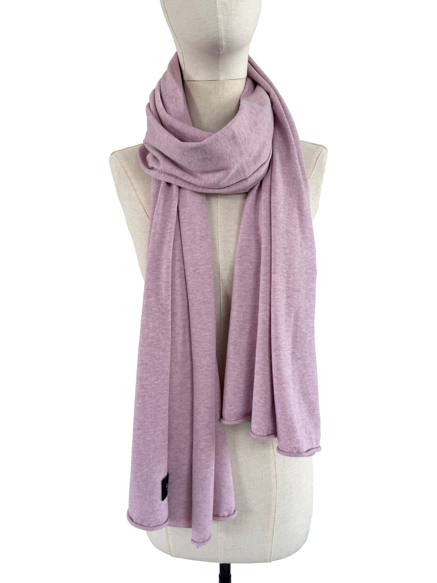 Sjaal Cosy Jersey Soft Pink Melange