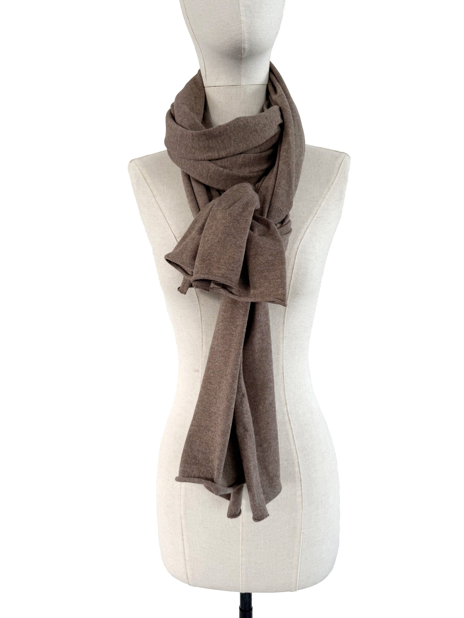 Scarf Cosy Jersey Mole Melange