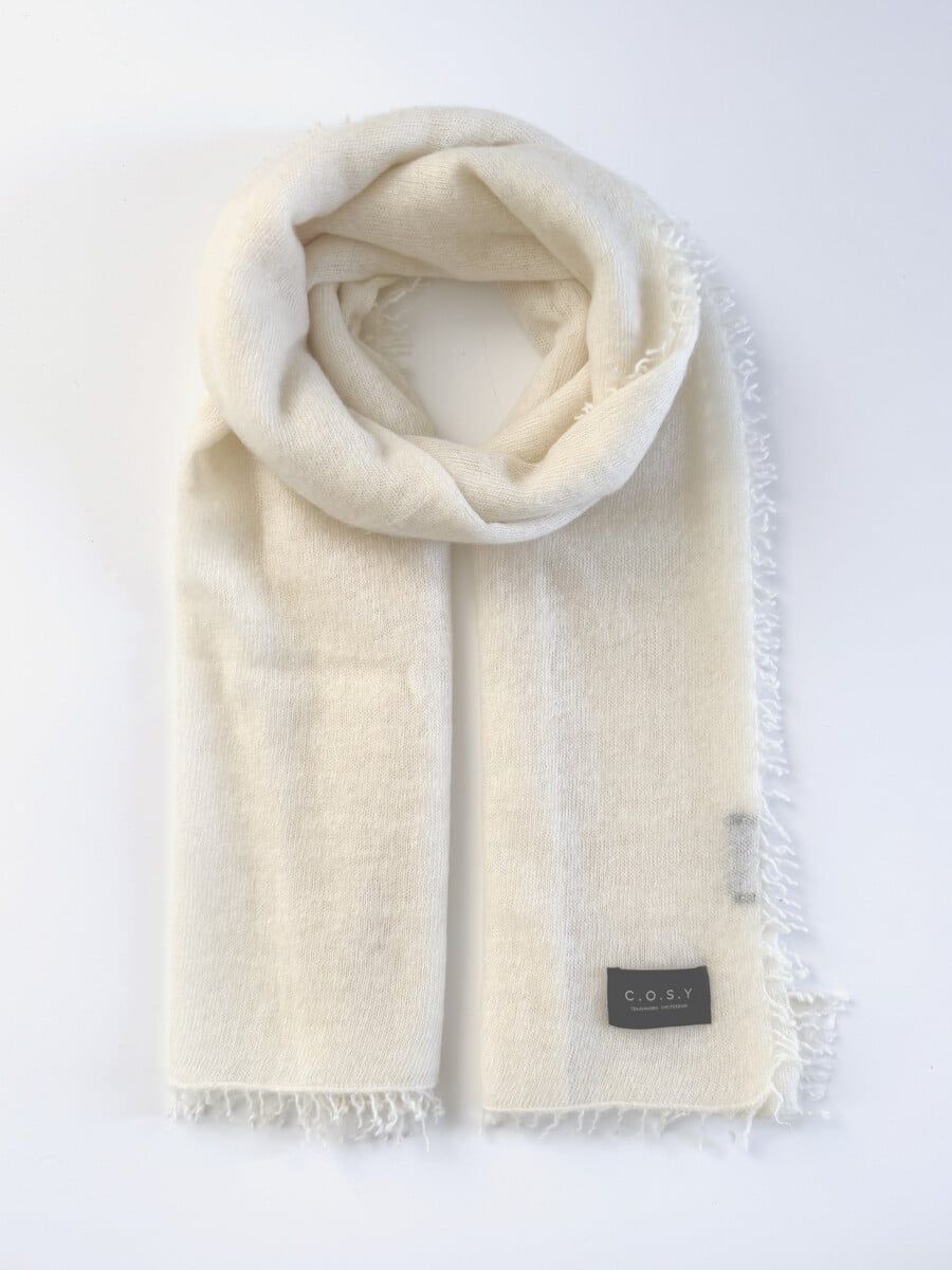 Scarf Cosy Washed Cashmere Creamy