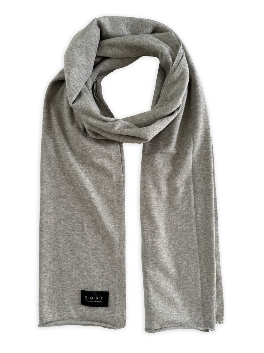 Schal Cosy Jersey Light Grey Melange