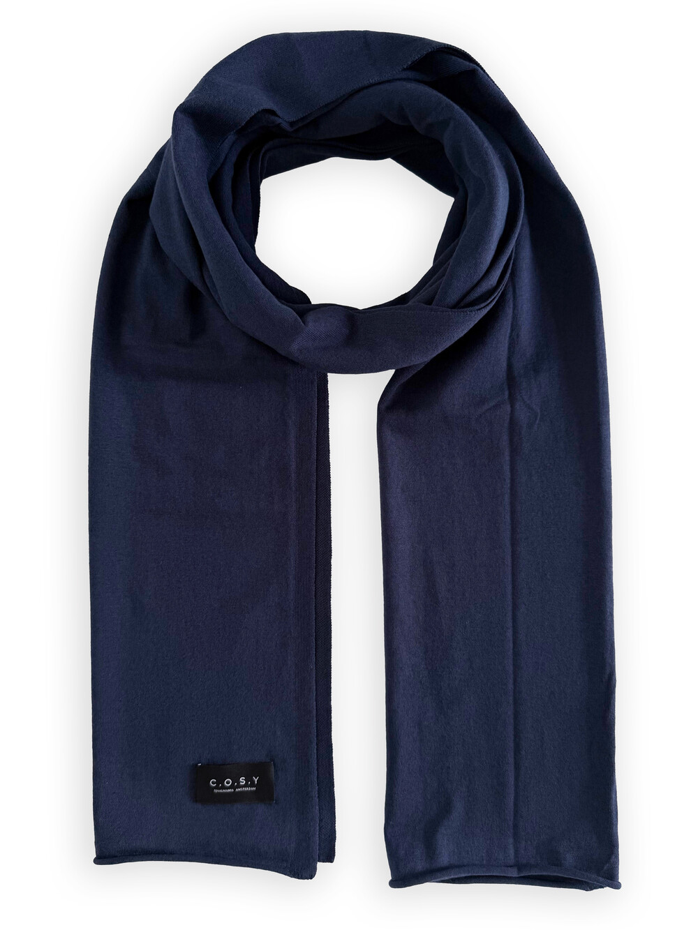 Sjaal Cosy Jersey Navy Melange