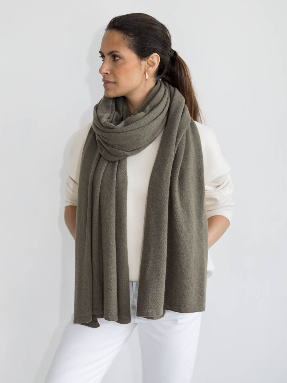 Travel Wrap Cosy Chic Olive Melee
