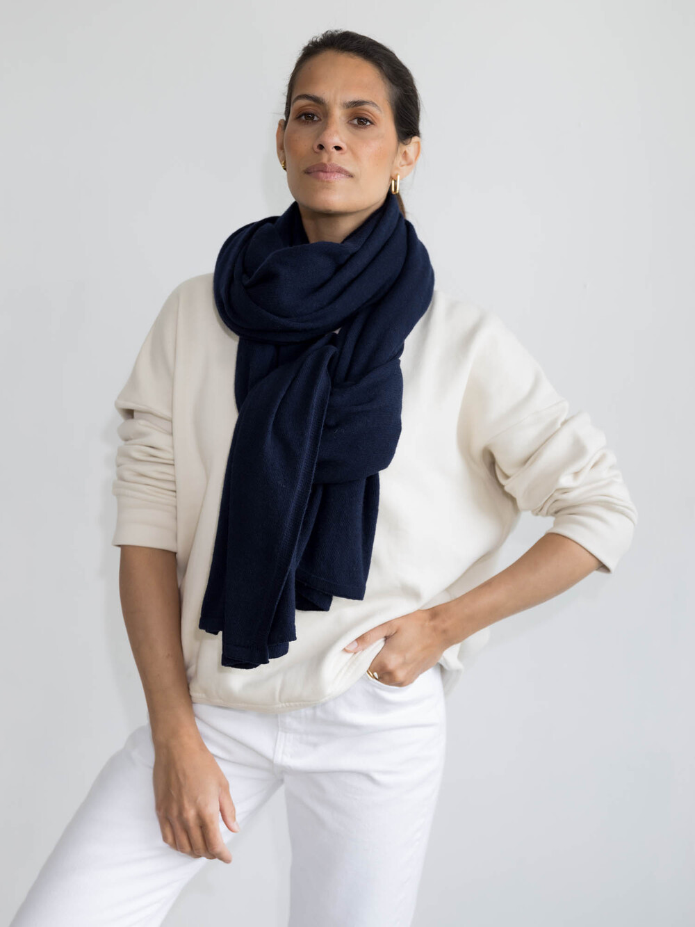 Sjaal Cosy Chic Navy Blue