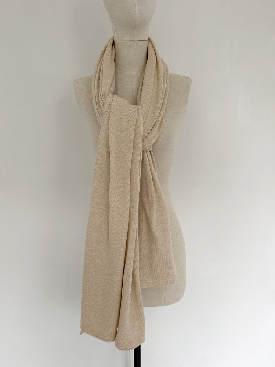 Schal Cosy Cool White Sand