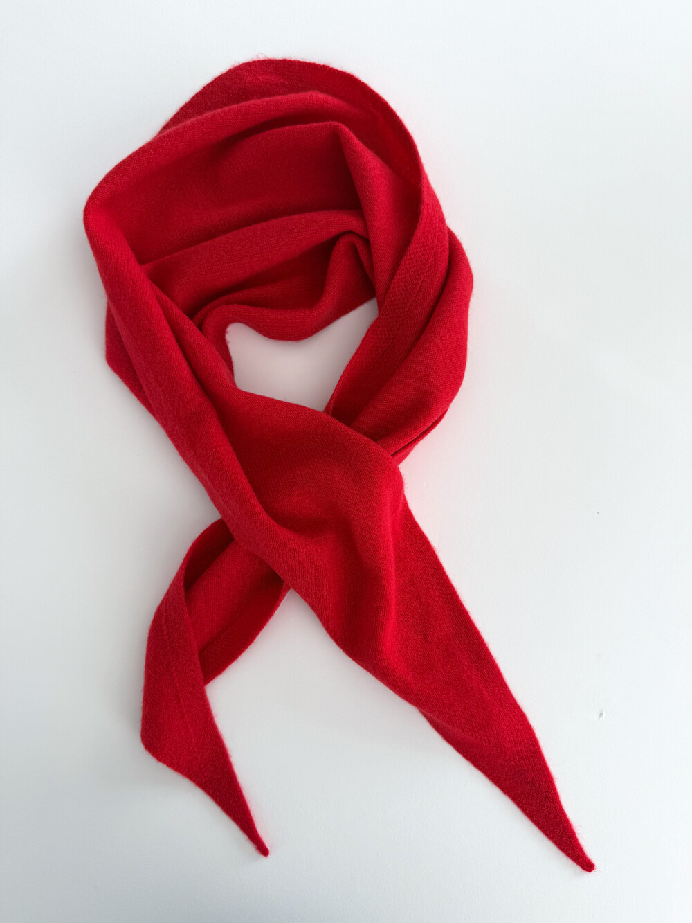 Sjaal Cosy Triangle Small Ruby