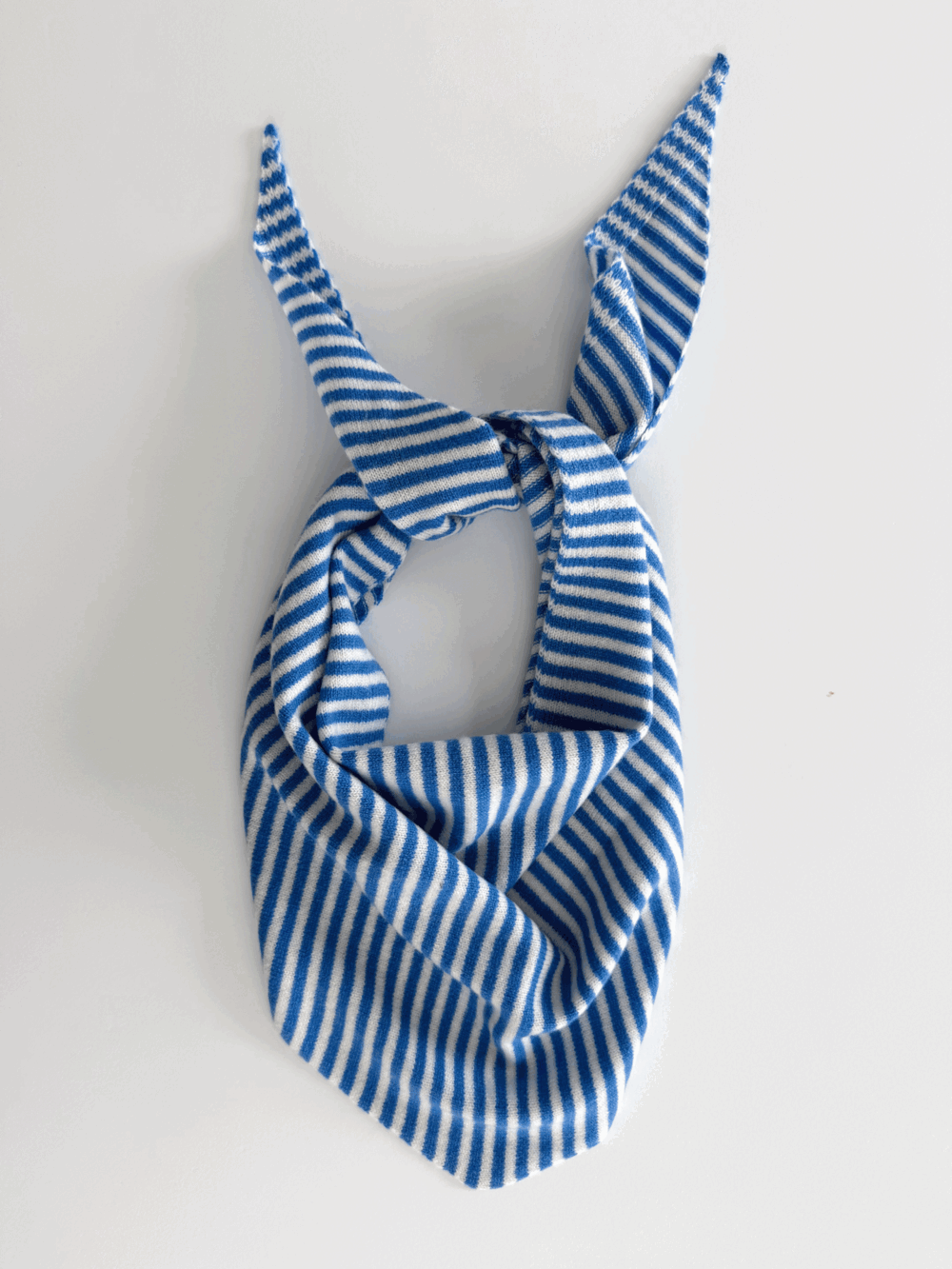 Sjaal Cosy Triangle Small Azure/Maritime White