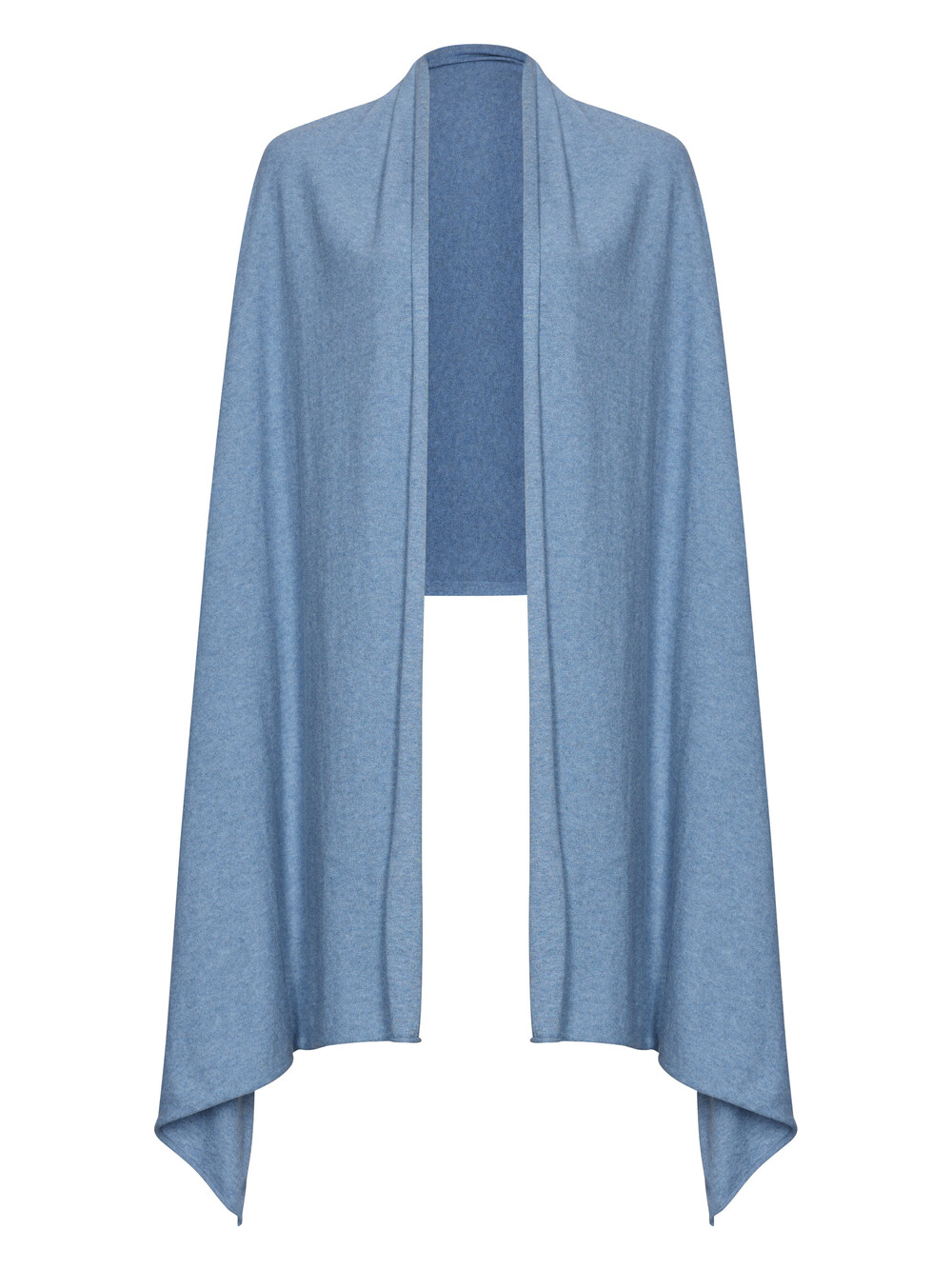 Schal Cosy Jersey Mid Blue Melange