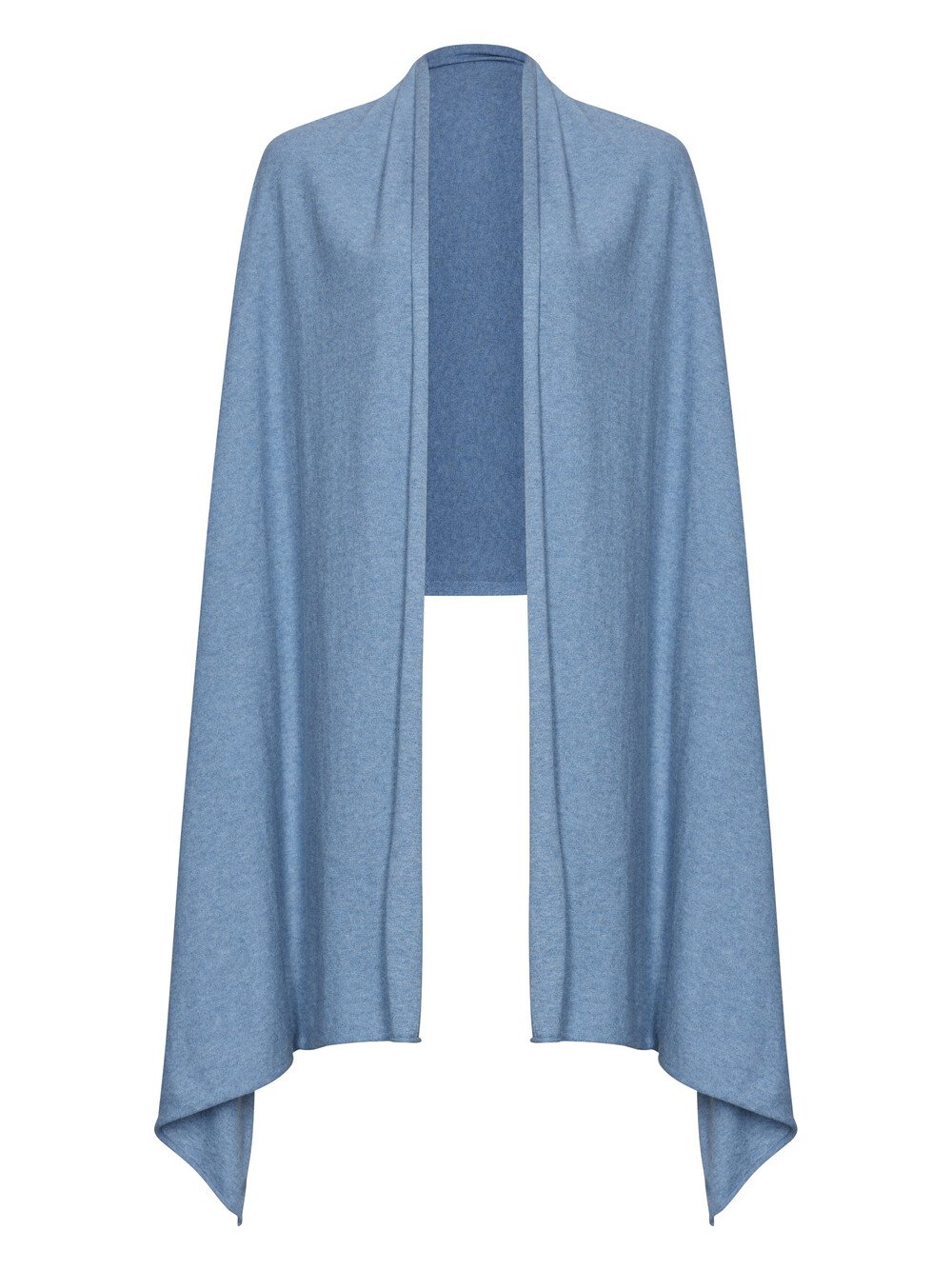 Sjaal Cosy Jersey Mid Blue Melange
