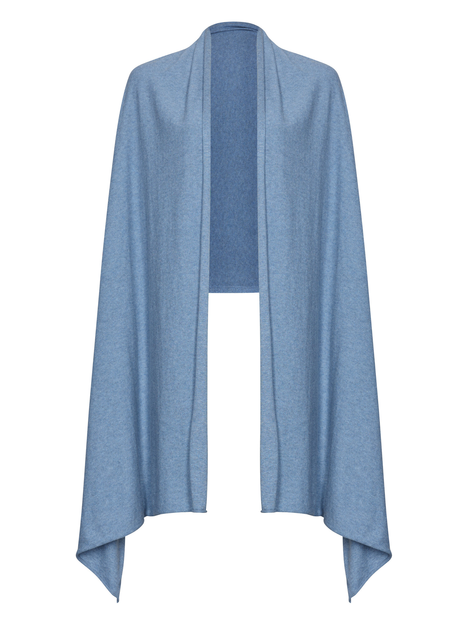 Schal Cosy Jersey Mid Blue Melange