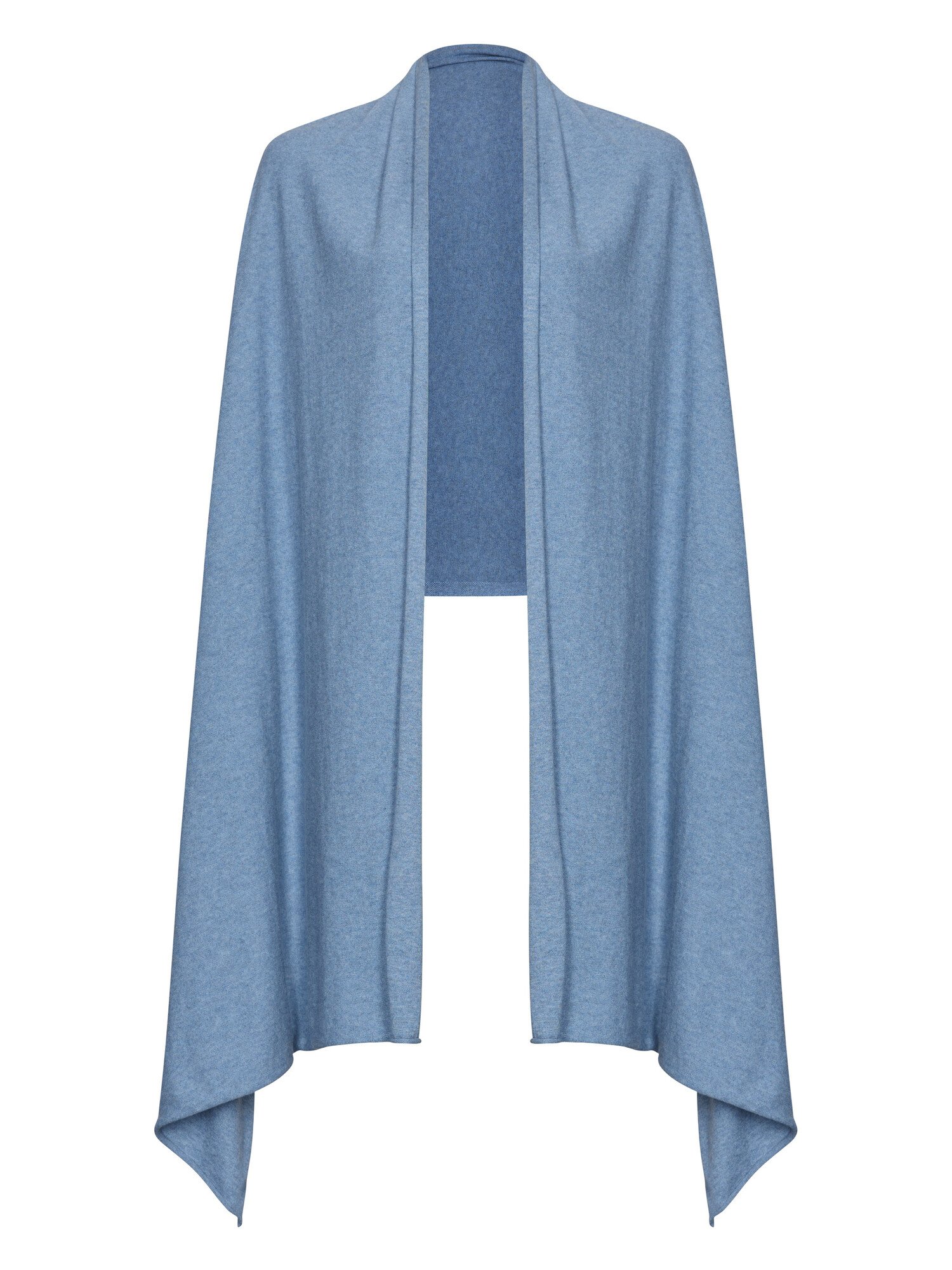 Sjaal Cosy Jersey Mid Blue Melange