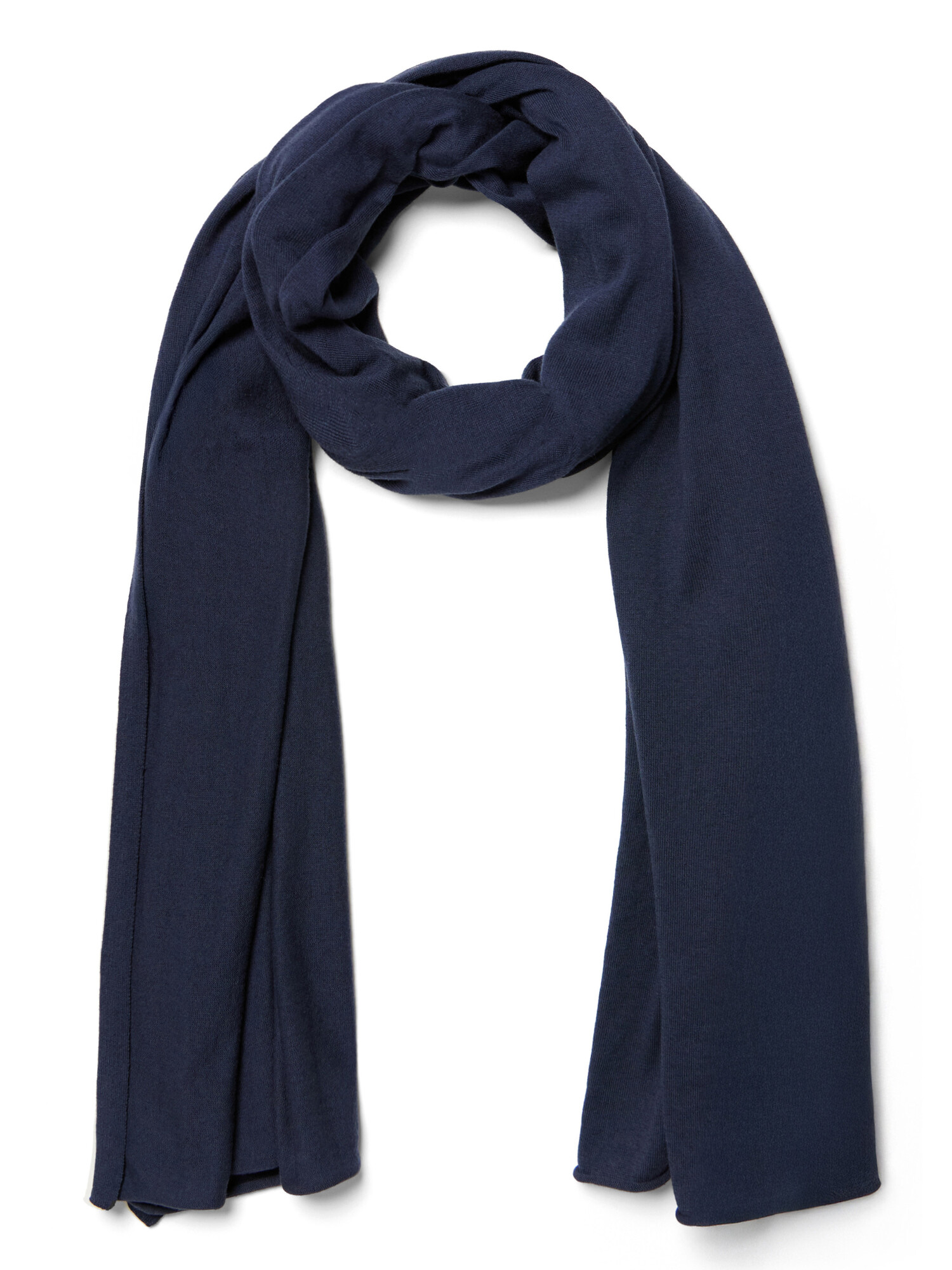 Sjaal Cosy Jersey Navy Melange