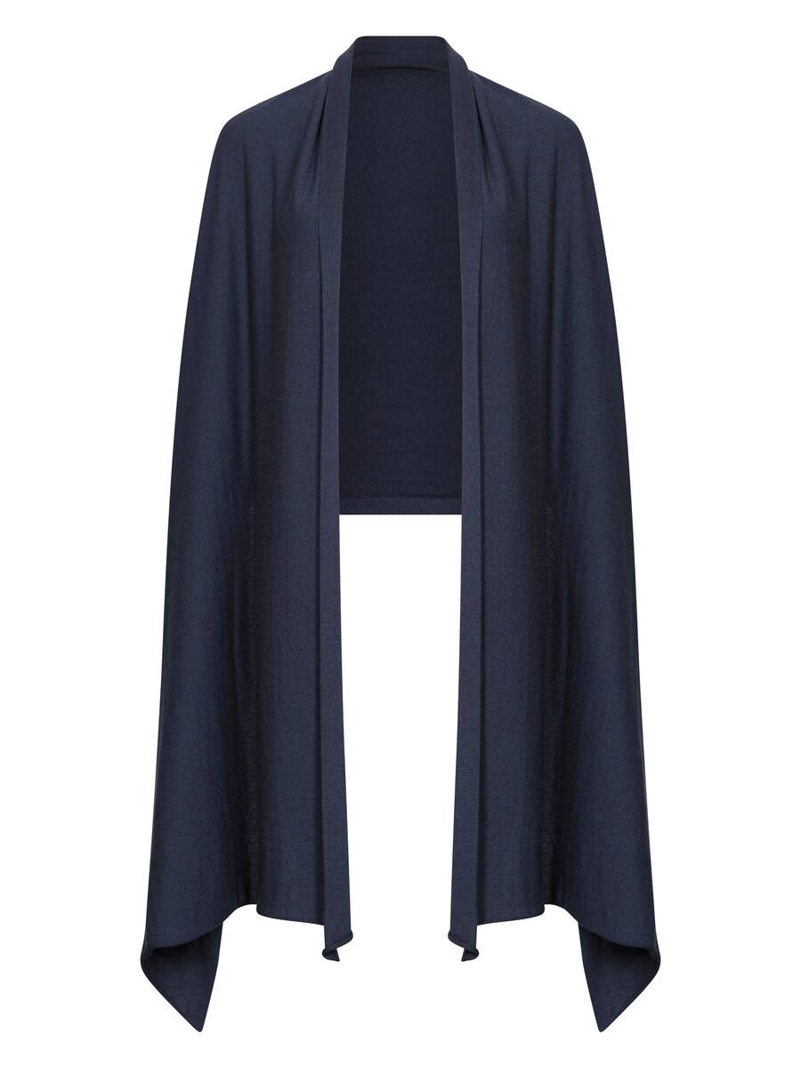 Scarf Cosy Jersey Navy Melange
