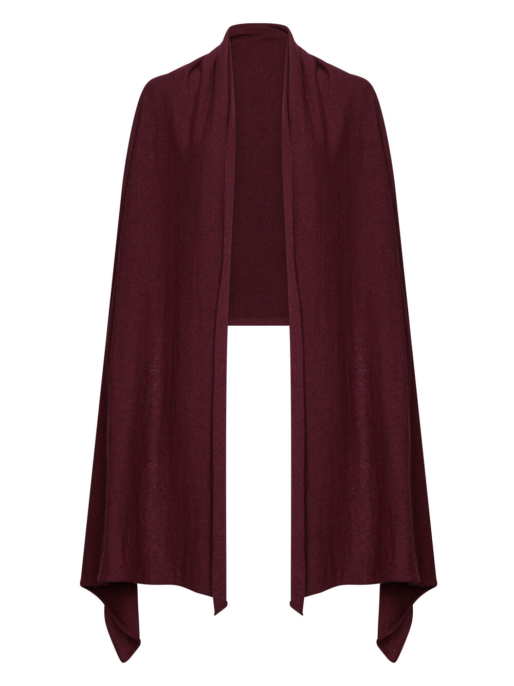 Sjaal Cosy Jersey Burgundy Melange