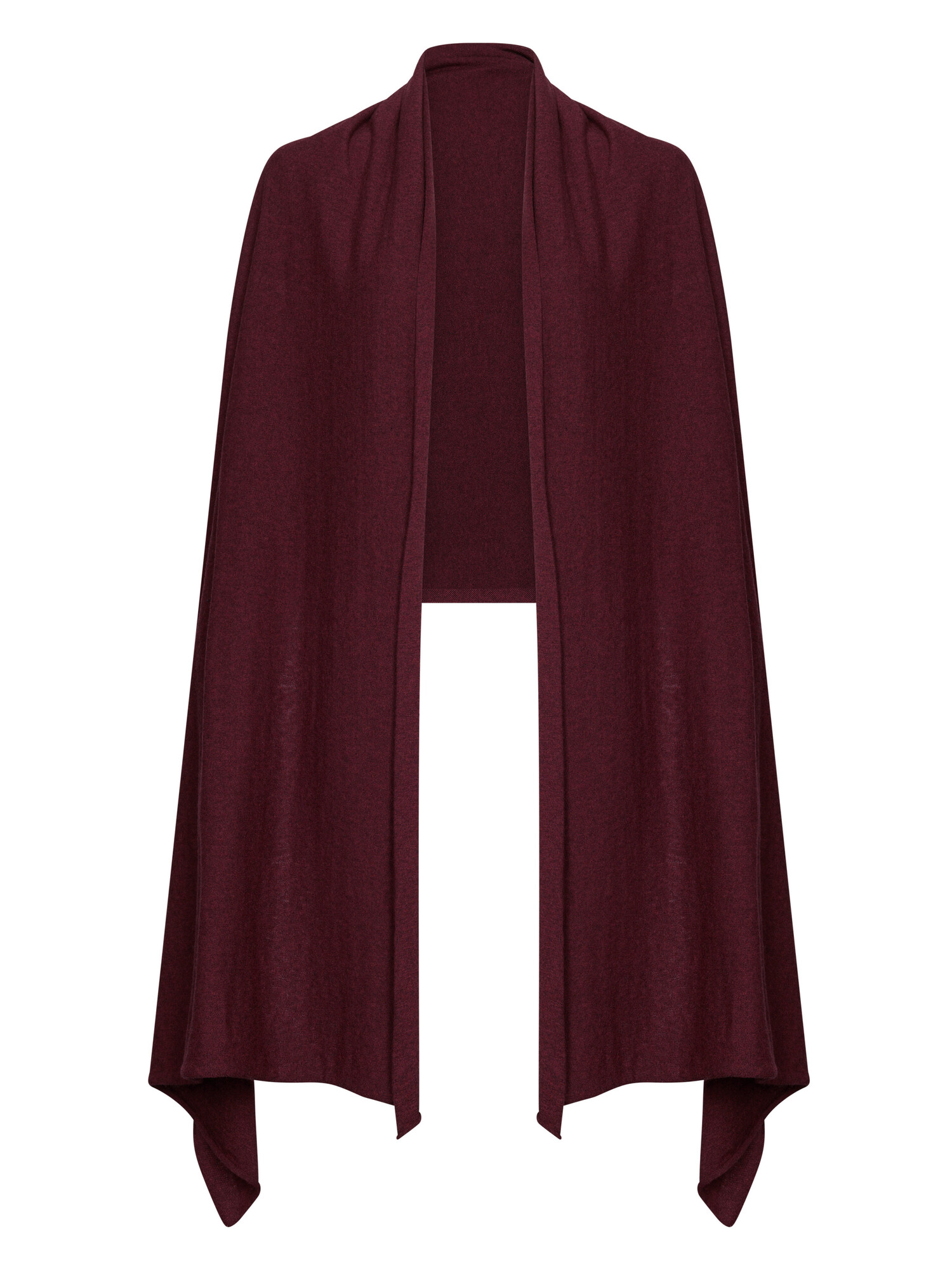 Sjaal Cosy Jersey Burgundy Melange