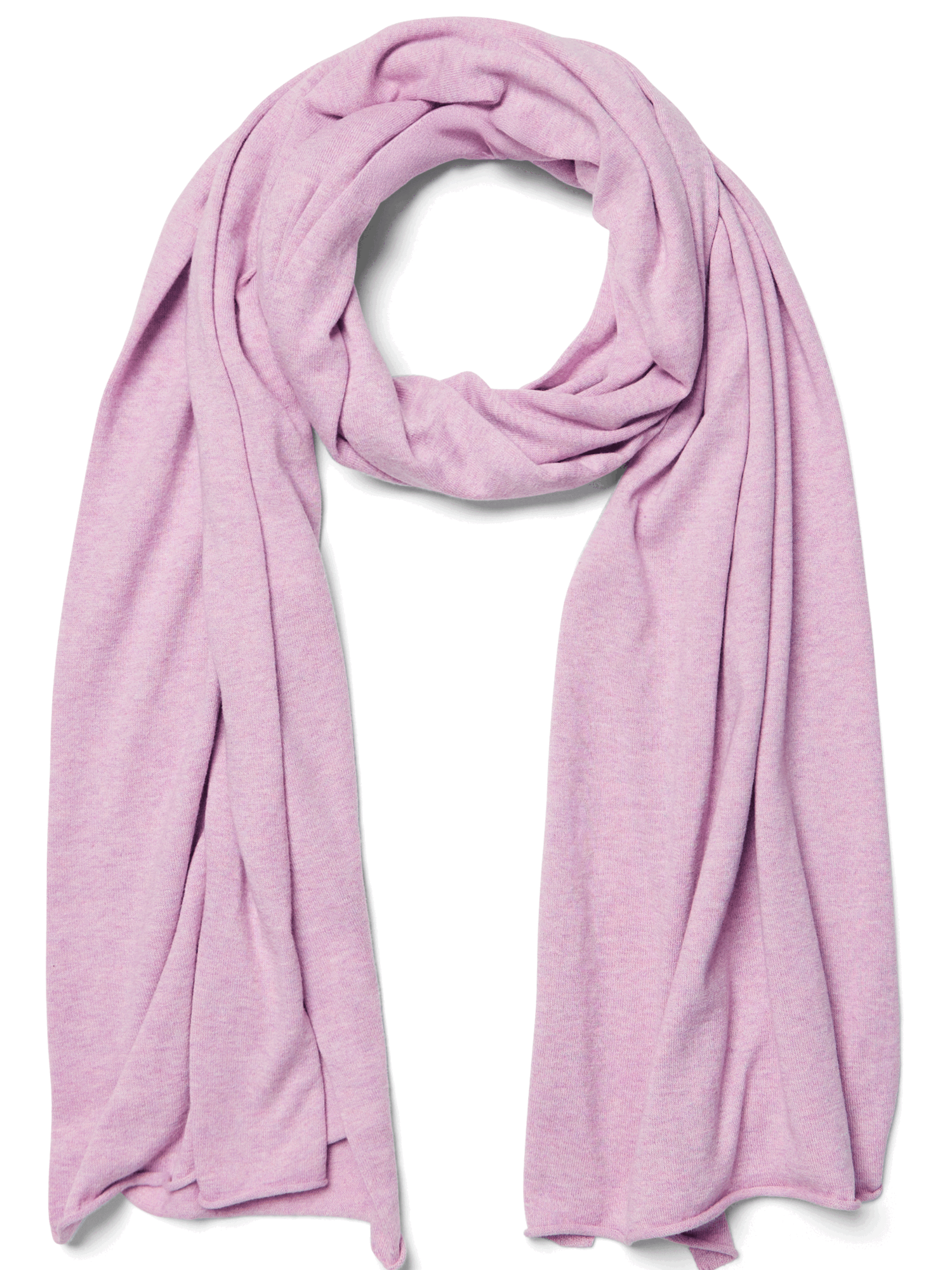 Scarf Cosy Jersey Soft Pink Melange