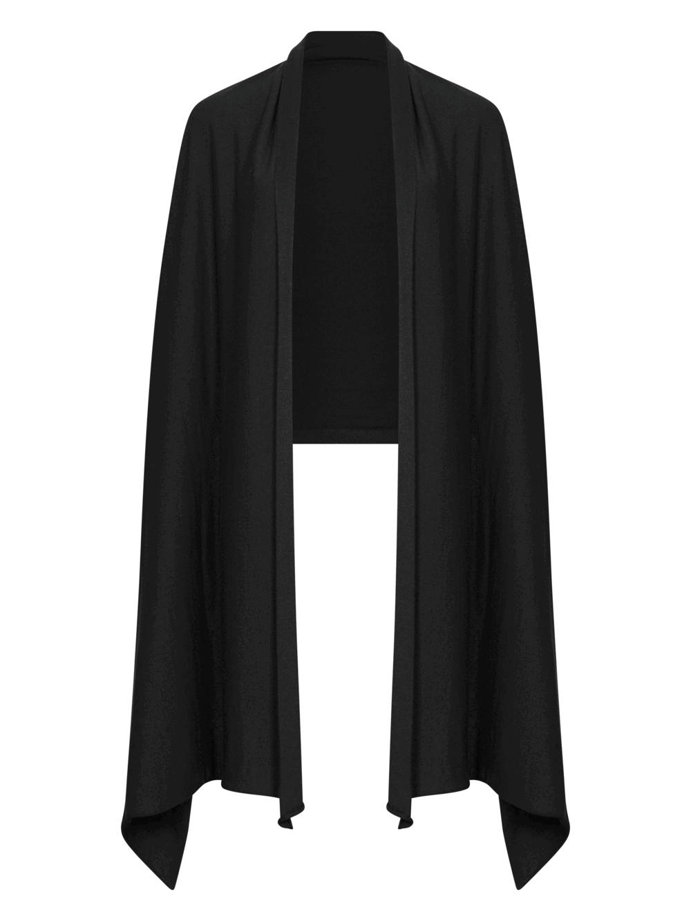 Scarf Cosy Jersey Solid Black