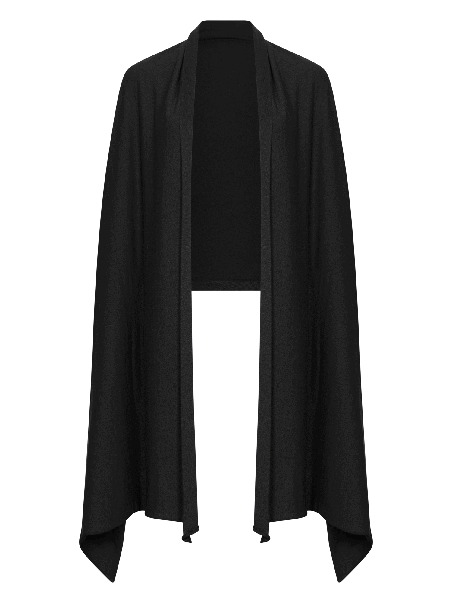 Sjaal Cosy Jersey Solid Black