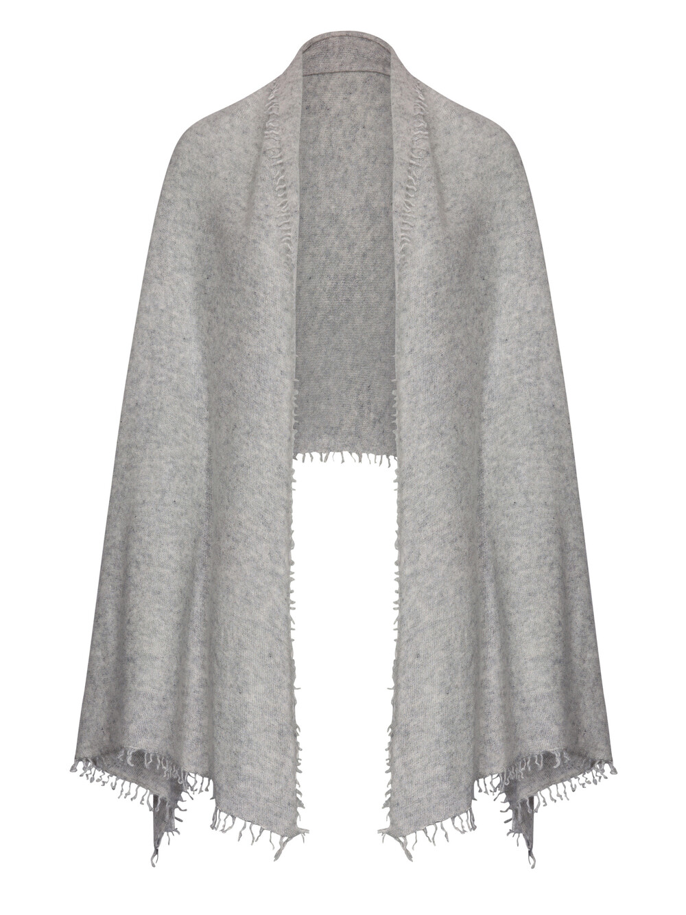 Scarf Cosy Washed Cashmere Light Grey
