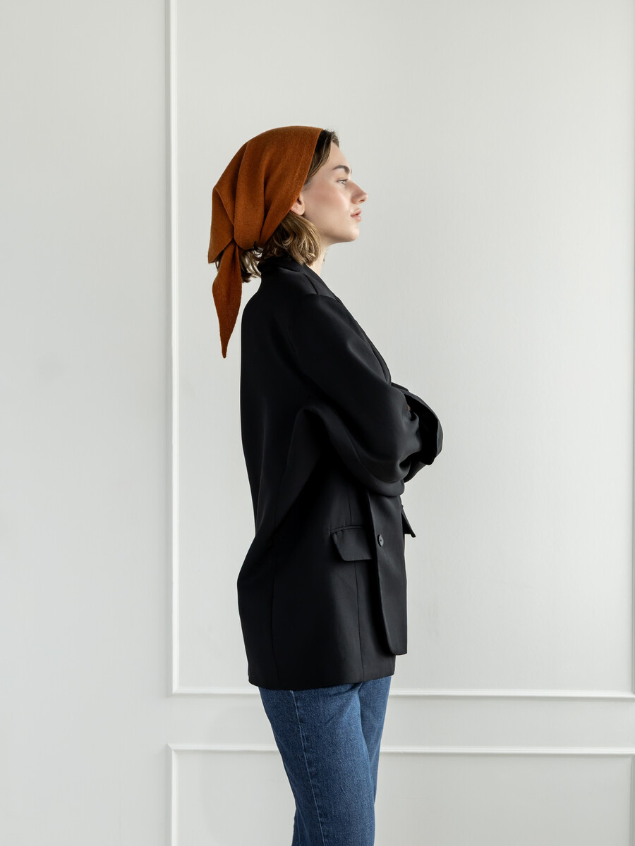 Sjaal Cosy Triangle Small Shale