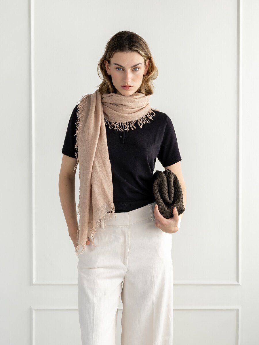 Scarf Cosy Cashmy Rugby Tan