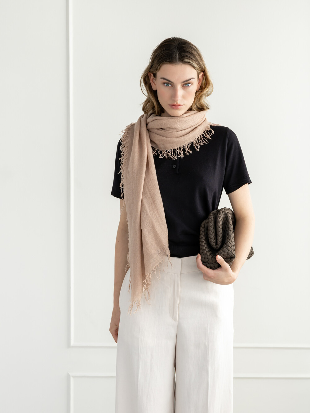 Sjaal Cosy Cashmy Rugby Tan