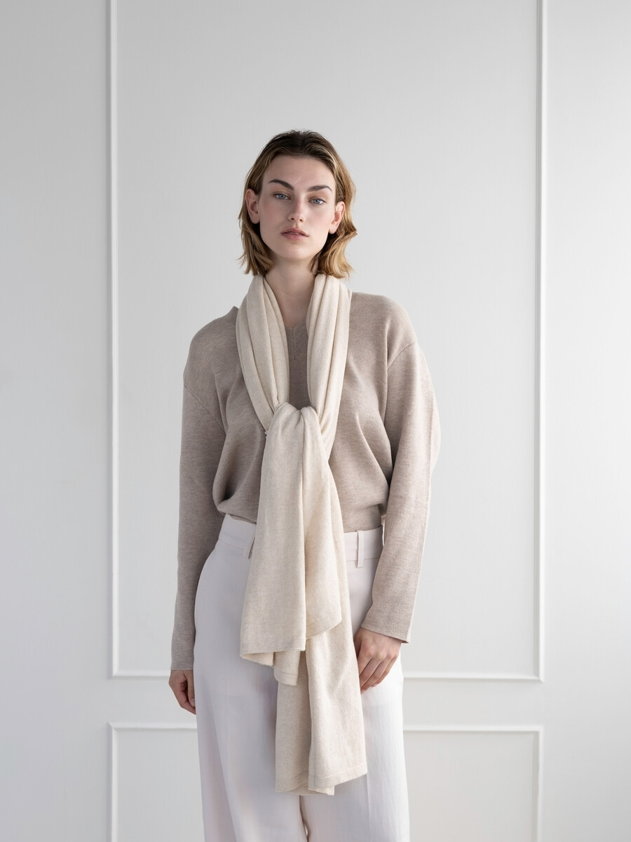 TravelWrapCosy Cool White Sand