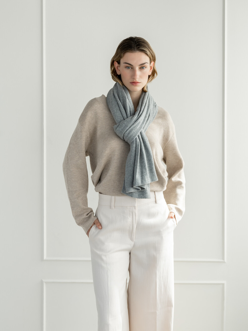 Schal Cosy Cool  Medium Grey