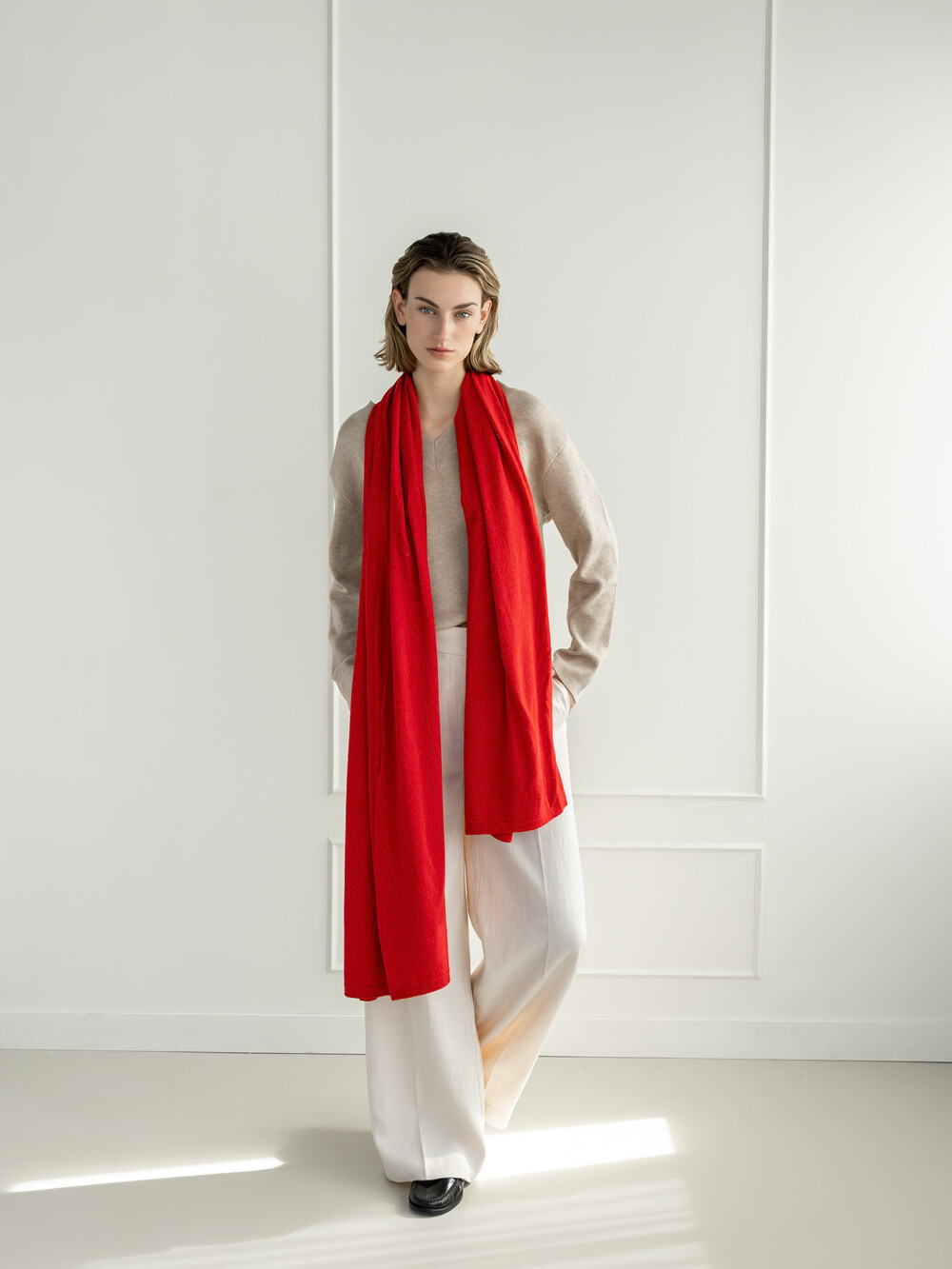 Sjaal Cosy Cool True Red