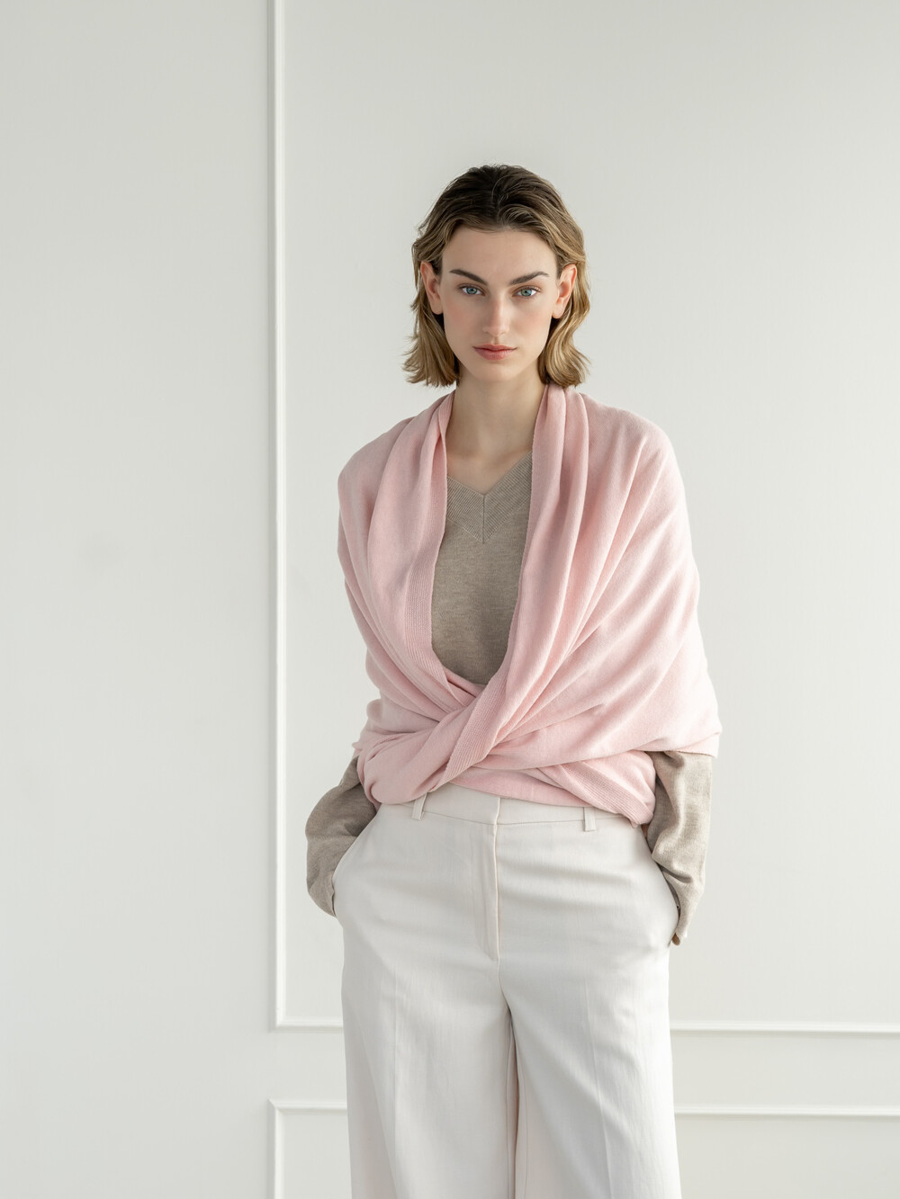 Schal Cosy Cool Peony Pink