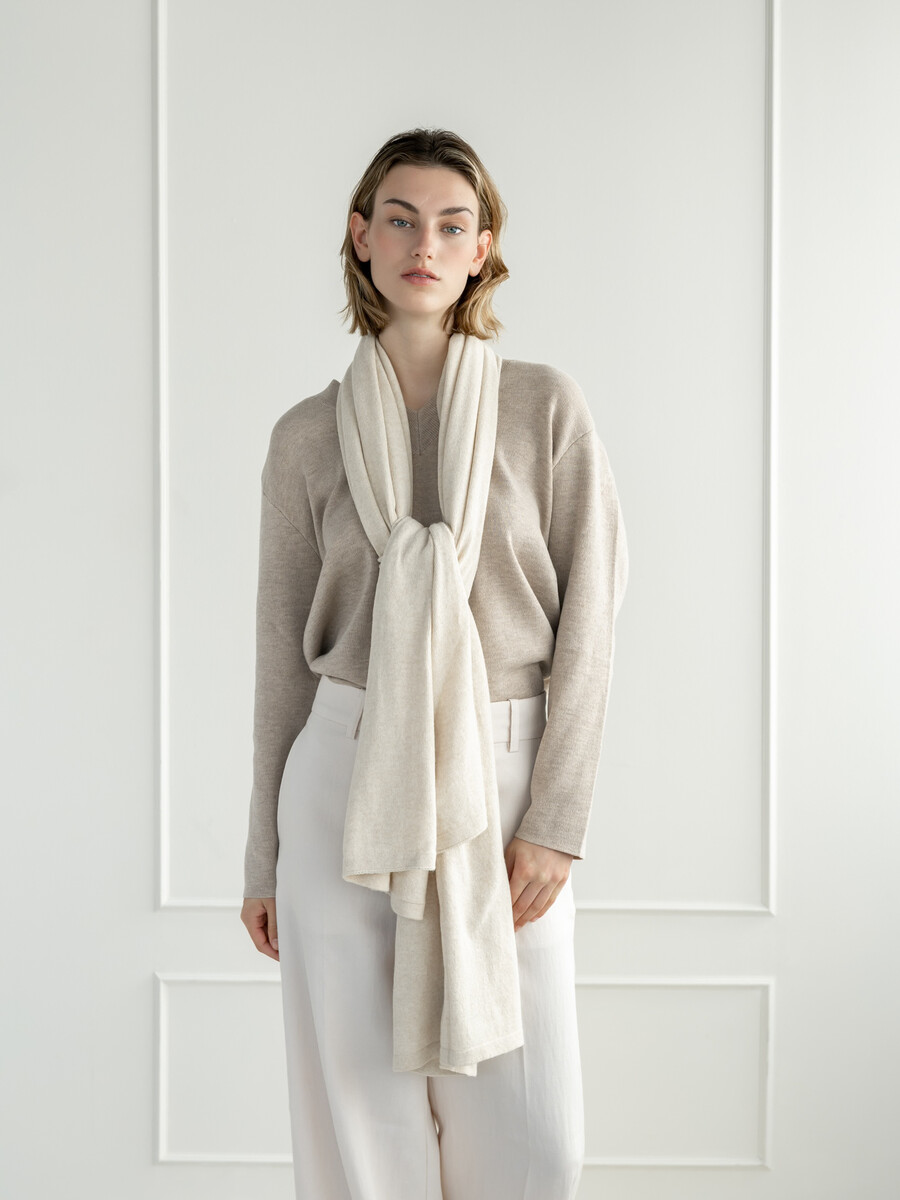 TravelWrapCosy Cool White Sand