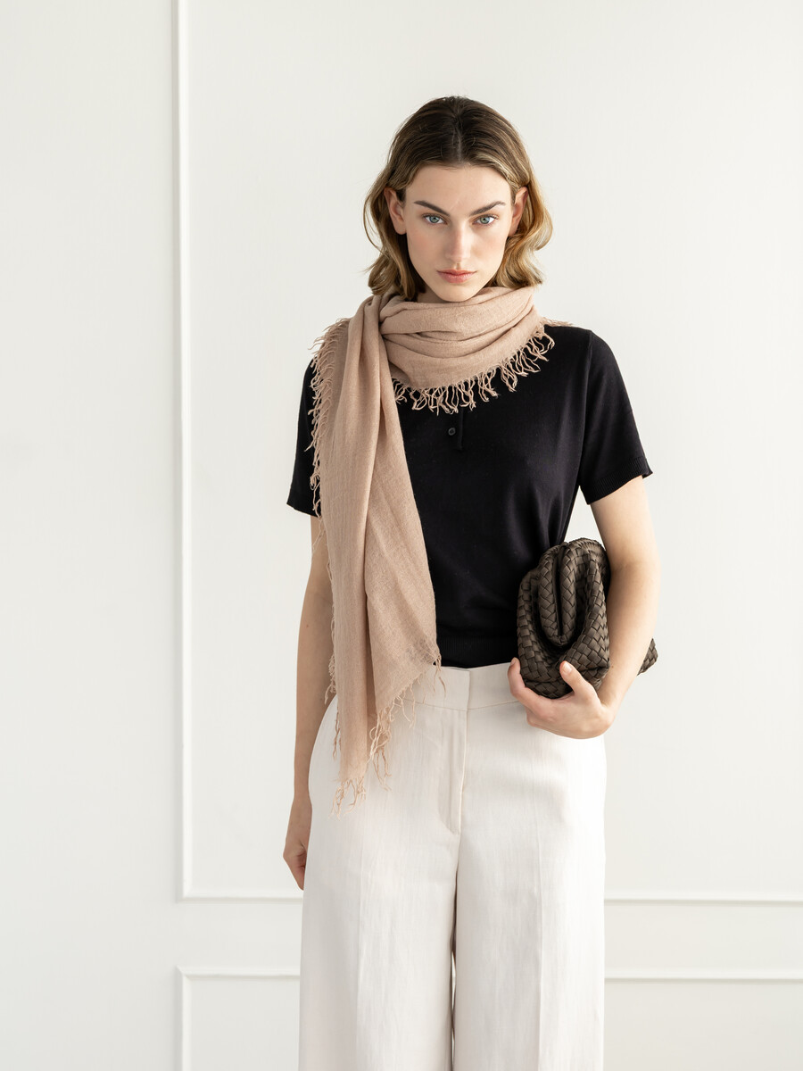 Scarf Cosy Cashmy Rugby Tan