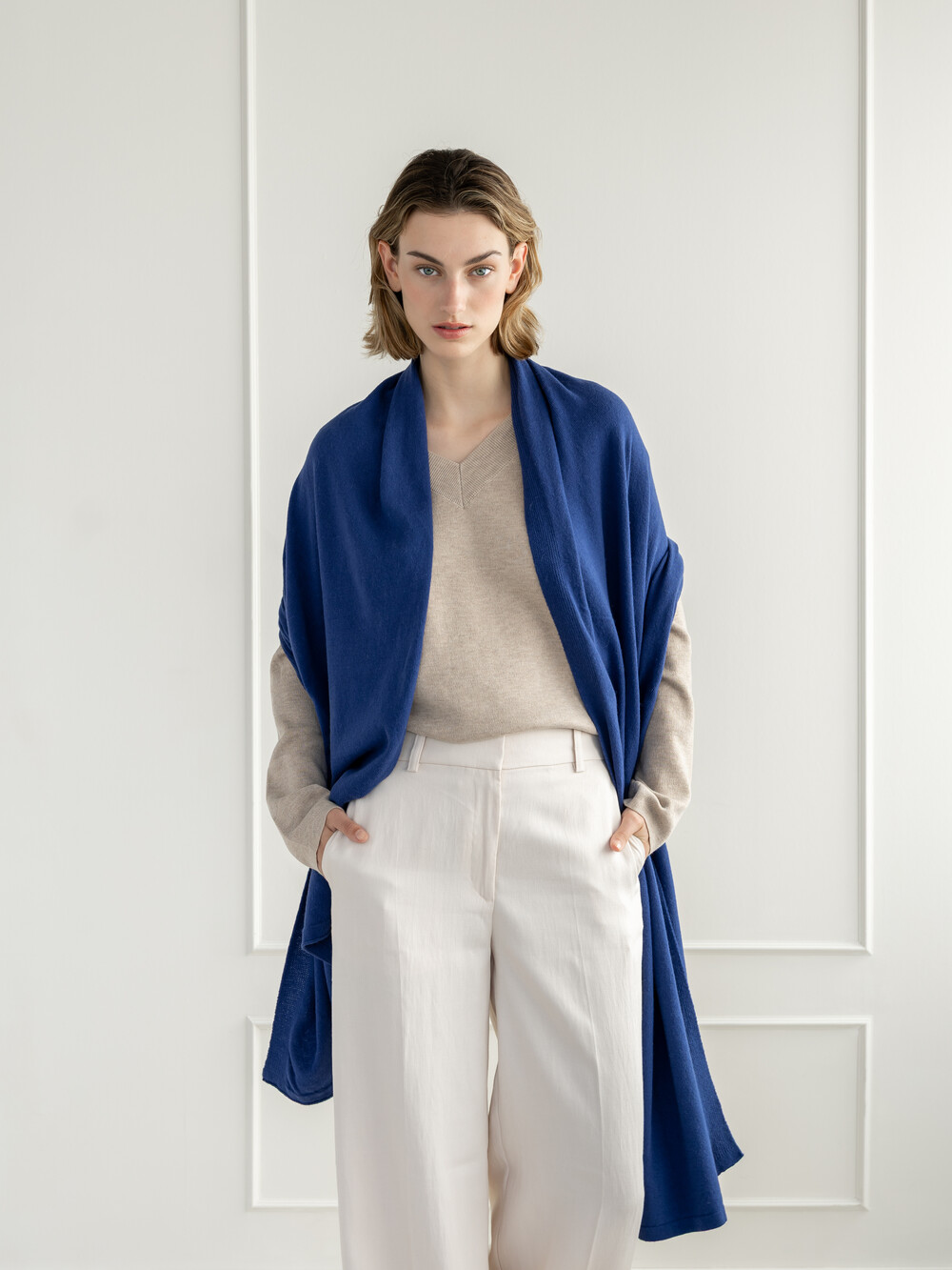 Schal Cosy Cool Blue Indigo